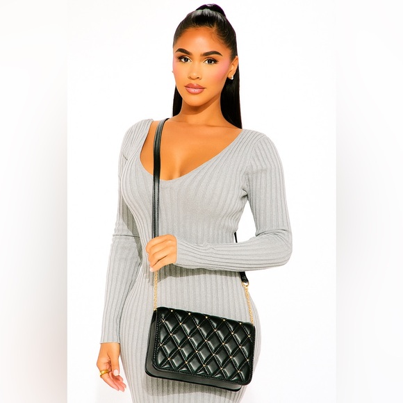 Bling It On Crossbody Bag - Black - Picture 1 of 7